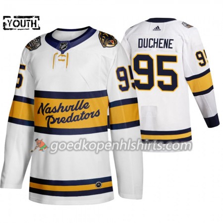 Nashville Predators Matt Duchene 95 Adidas 2020 Winter Classic Authentic Shirt - Kinderen